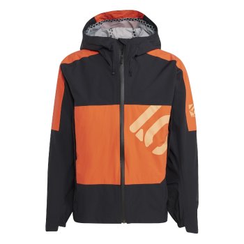 Five Ten All-Mountain Rain Jacket Men - Black / Semi Impact Orange | BIKE24