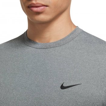 Nike Dri-FIT UV Hyverse Short-Sleeve Fitness Top Men - smoke grey ...