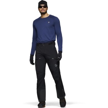 Norrona trollveggen Gore-Tex Pro light Pants Men - Caviar Black Norrona trollveggen Gore-Tex Pro light Pants Men - Caviar Black