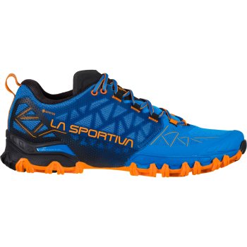 La Sportiva Bushido II GTX Running Shoes - Electric Blue/Tiger