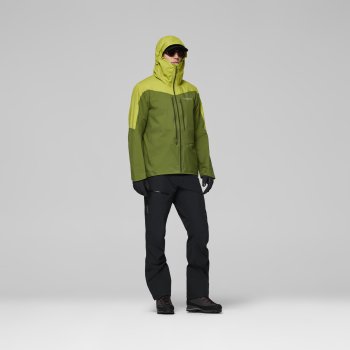 Norrona falketind dri1 Jacket Men - Pesto/Golden Lime | BIKE24