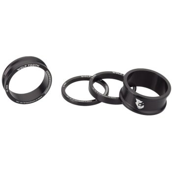 18 Pezzi Distanziali Forcella Bici - Alluminio, Per Stelo 1 1/8", Spessori 2mm, 5mm, 10mm, Nero - Foto 11