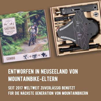 Kids Ride Shotgun Pro - Seggiolino MTB Anteriore Regolabile Con Manubrio Per Bambini | Per Bici Normali Ed Elettriche - Foto 5