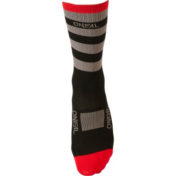 O’Neal Pro Stripes MX Socken – Schwarz/gelbe Motorrad-Socken In Einheitsgröße