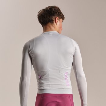Rapha Pro Team Lightweight Long Sleeve Jersey Men - silver/quartz