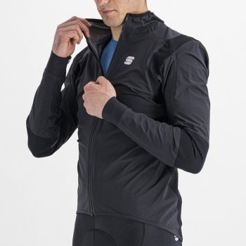 Sportful Aqua Pro Jacket - 002 Black | BIKE24