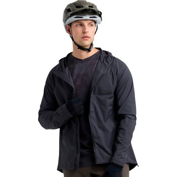 Troy Lee Designs Drift Windbreaker Jacket Men - Mono Carbon