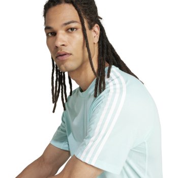 ★ adidas★ 3S Loose Crop Tee Semi Flash Aqua JC8152 adidas Women's 3-Stripes Baby T-Shirt Semi Flash Aqua - SS25