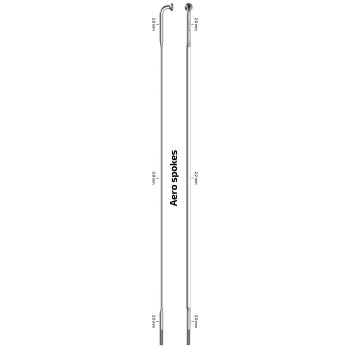 Rayon SAPIM CX-Ray Acier Inoxydable - J-bend 298mm - Noir Avec écrou 14mm