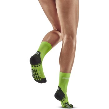 CEP Ultralight Short Compression Socks Women - flash green/black