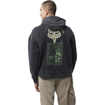 FOX Throttle Oversized Fleece Hoodie Men black BIKE24