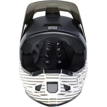 ION Scrub AMP Fullface-Helm – Für Downhill/Enduro, Blau, Mit Visier, Belüftet