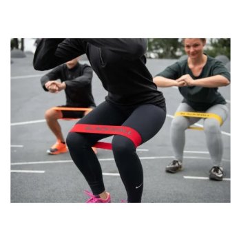 Set Di 5 Fasce Elastiche Per Fitness - Per Yoga, Pilates E Allenamento, 5 Livelli Di Resistenza Con Borsa Portatile