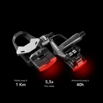 Look Kéo 2 Max – Pédale Route Carbone, Noir, Filetage 9/16″, Compatible Cales Kéo – Paire