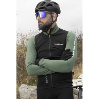 Nalini Giacca Ciclismo Uomo - New Carena - sage green/black 4400 - BIKE24
