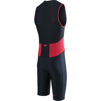 HUUB Essential Rear Zip Tri Suit Junior - Black/Red HUUB Essential Rear Zip Tri Suit Junior - Black/Red