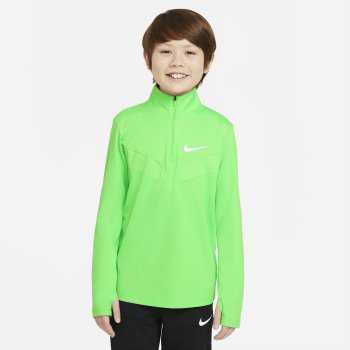 Nike Sport Long-Sleeve Training Top Kids - green strike/green strike ...