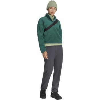 adidas TERREX Multi Fleece Pullover Women - collegiate green