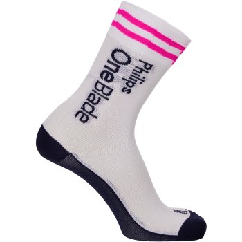 Santini Team Rockets High Profile Socks RE652HP26UR - white BI | BIKE24