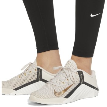 Nike One Dri-FIT High-Rise Leggings Women - black/white DM7278-010 | BIKE24