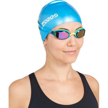 Lunettes De Natation Zoggs Fusion Air - 100% Polyester, Verres Teintés Fumée, Confort Et Vision Large