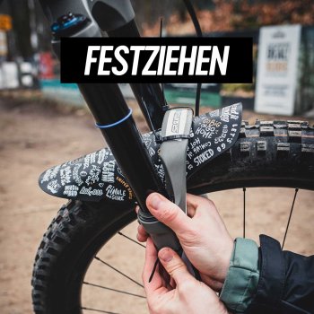 Rie:Sel Design Schlamm:PE Modderspatbord – Universeel Voor MTB & E-MTB Tot 2.6 Inch – Made In Germany – 33g Ultralicht