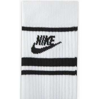 Nike Sportswear Everyday Essential Crew Socks (3 Pairs) - white/black ...