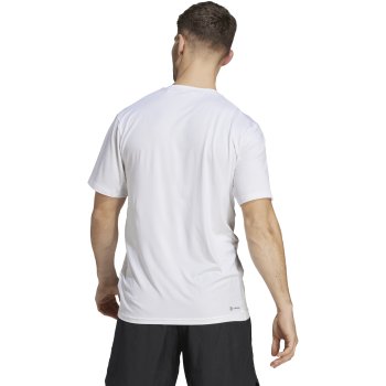 adidas Train Essentials Stretch Training T-Shirt Men - white/black IJ7020