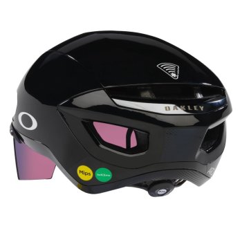 Oakley ARO7 Road EU I.C.E. Helmet - Black Gloss I.C.E. Black Reflective ...