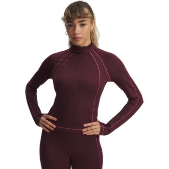 Under Armour UA ColdGear® Textured 1/2 Zip Shirt Women - Dark