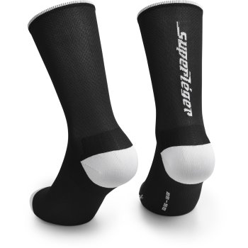 Assos RS Superleger S11 Fietssokken Zwart/Wit koop je bij