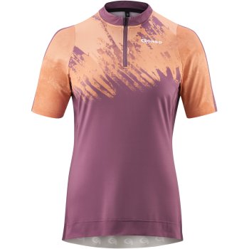 Gonso Lesima 1 2 Zip Bike Shirt Women - Confetti Georgia Peach 