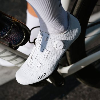 Fizik Tempo Decos Carbon Racefietsschoenen Unisex - wit/wit | BIKE24