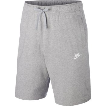 Nike Sportswear Club Jersey Shorts Men dark grey heather white