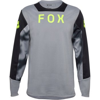 FOX Defend MTB Long Sleeve Jersey Youth Taunt steel grey BIKE24