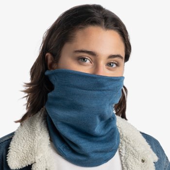 Buff® Merino Heavyweight Neck Warmer - Solid Dusty Blue