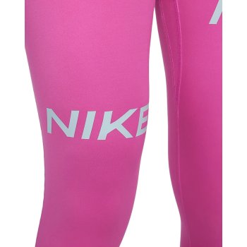 Nike Pro Dri-FIT Graphic Mid-Rise Tights Women - active fuchsia/ocean bliss  DX0080-623
