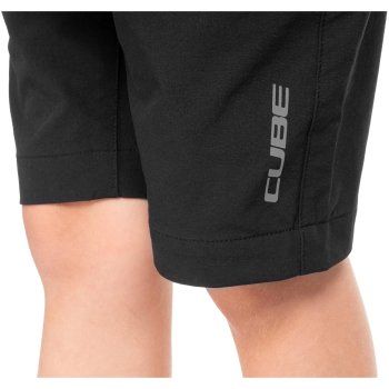 CUBE ROOKIE MTB Baggy Shorten voor kinderen - black | BIKE24