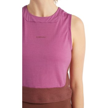 Icebreaker ZoneKnit™ Tank Top Women - Cosmic/Grape