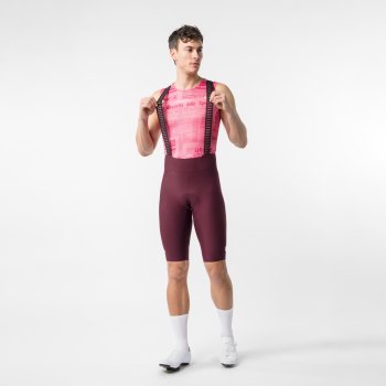 Castelli #GIRO TROFEO BIBSHORT サイズ:XL Castelli Giro d'Italia #Giro Trofeo 2 Bibshorts Men - deep