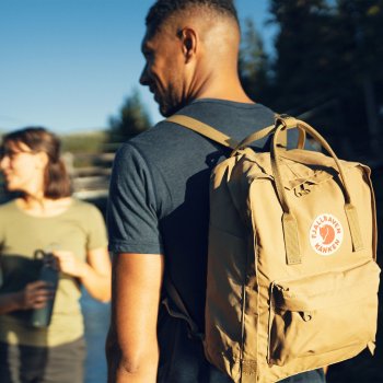 Fjällräven Kånken Backpack - 16L - sky blue-light oak | BIKE24