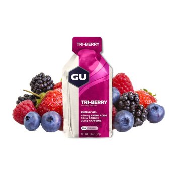 thumbnail image 2 of GU Energy Gels, Mixed 24 Pack - 100 Calorie Gel With Carbs, Caffeine, BCAAs & Electrolytes For Running & Cycling 2 of 4