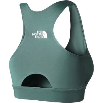 The North Face FLEX - Medium support sports bra - dark sage/dark green 