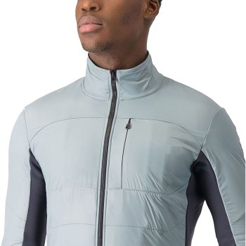 ウェア Castelli UNLIMITED JACKET DEFENDER GREEN Castelli Unlimited Jacket Men - defender green/dark grey 346 | BIKE24