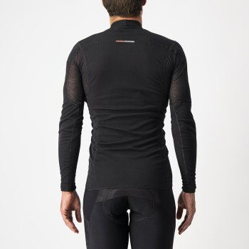 CASTELLI FLANDERS WARM NECK Sサイズ ブラック メンズサイクリングベースレイヤー サイクリング メンズ FLANDERS WARM