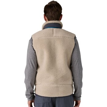Patagonia Classic Retro X Vest Men - Natural w/Smolder Blue | BIKE24