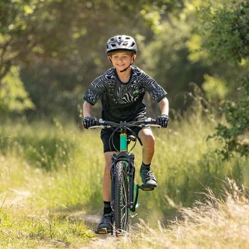 Giro Roust Fietsshirt met Korte Mouwen Kinder dark shark ripple