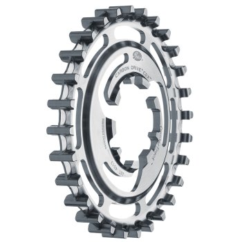 Gates CDX Riemenscheibe 24T Inox - für Enviolo/NuVinci Nabenschaltungen