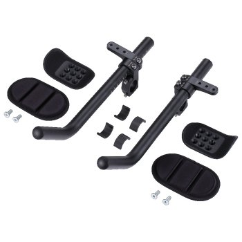 Reposabrazos De Aluminio BBB Aeromax Para Bicicleta De Carretera – Extra Largo En J, Ajustable | Mejora La Aerodinámica Y Comodidad