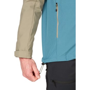 Marmot Rom Gore-Tex Infinium Hoody Jacket Men - vetiver/moon
